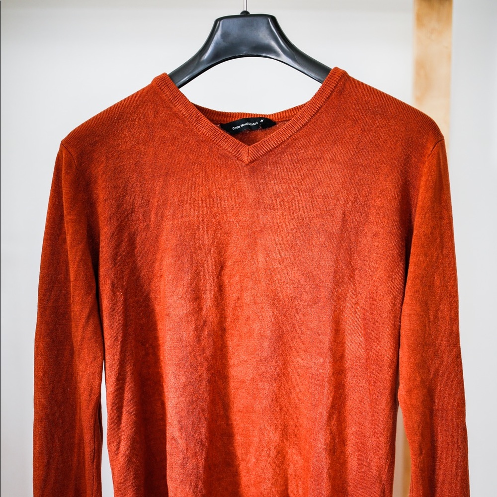 An Orange Sweatshirt from Cedar Wood State
